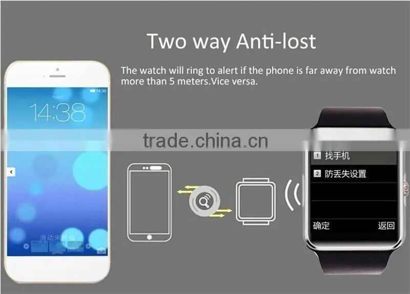 Waterproof Sport Design Two Way Search Switch SmartWatch GT08