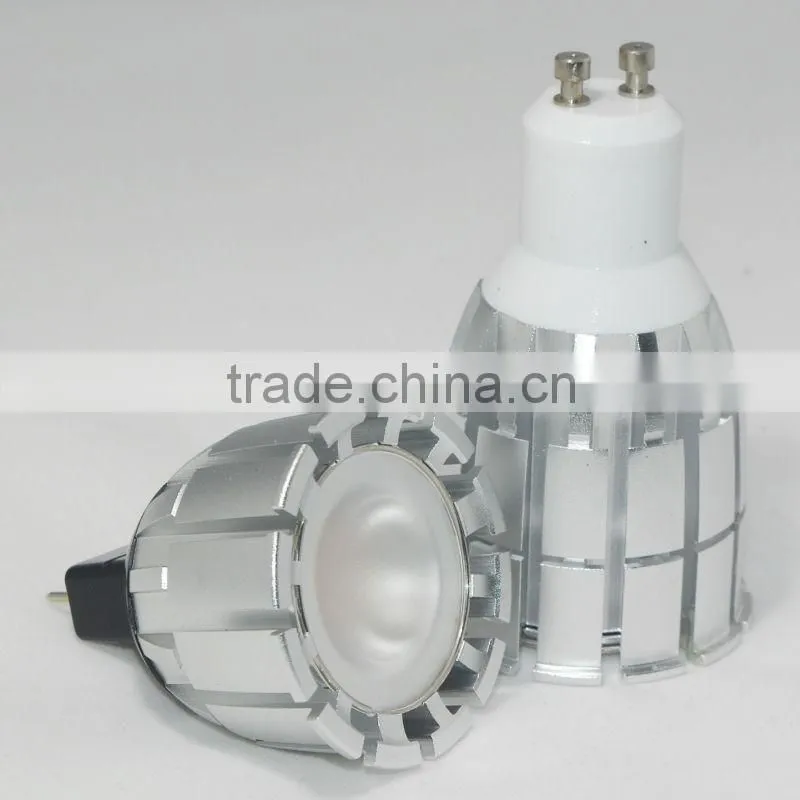 high quality cob spotlight led 8W 12VDC/AC dimmable