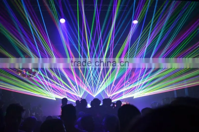 2016 RGB multi color text laser projector animation laser light 3W