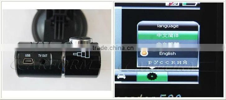 1280*1440 hd car dvr driver recorder