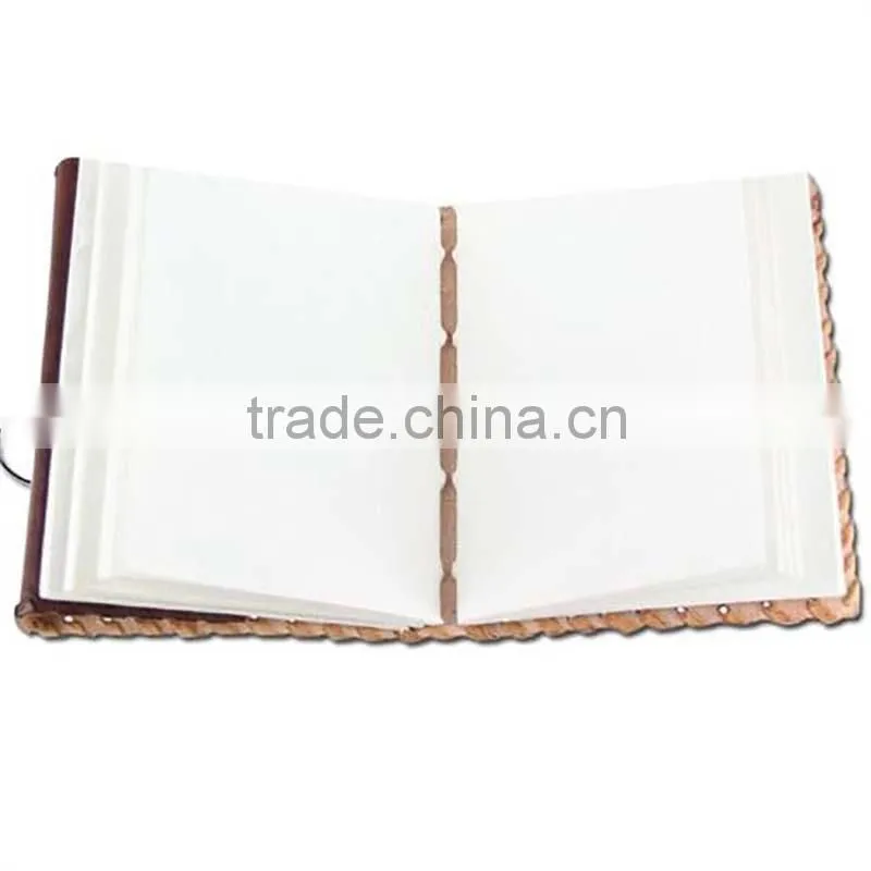 2016 handmade top grade real leather diary with string