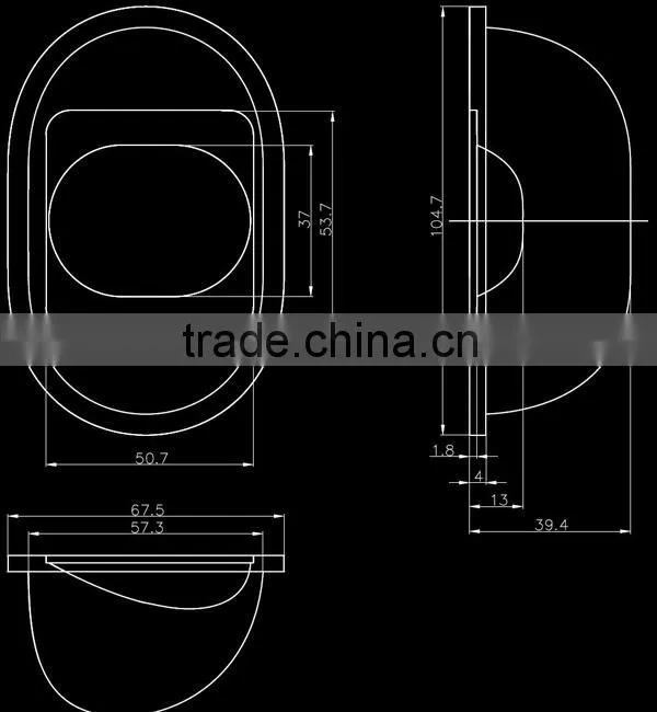 50W COB glass lampshade , Led street light lens