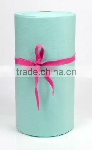 turquoise blue non woven polyester fabric material