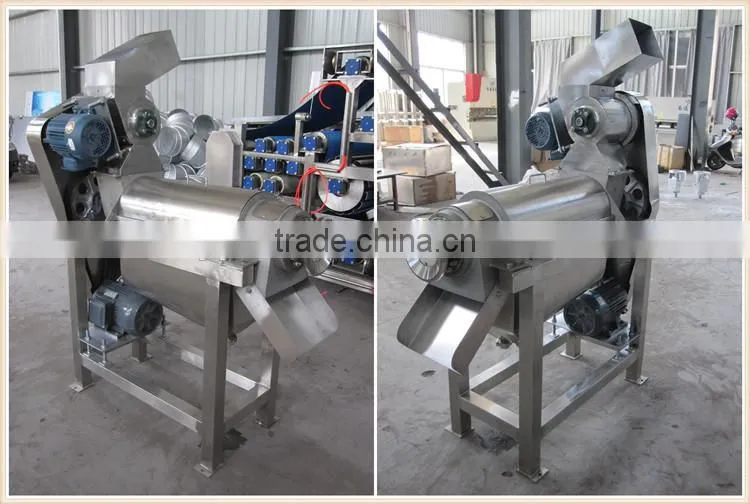 wide output range full stainless steel peach extractor machine