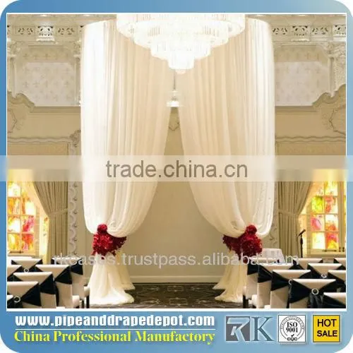 Beautiful Wedding Decoration of Square Tent Pipe and Drapes with competitive prices