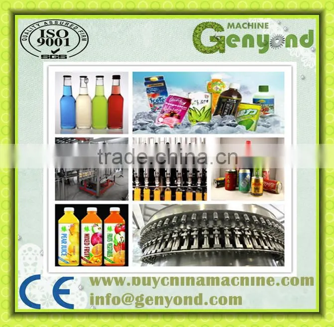 automatic fruit juice production line with fruit pulp pieces