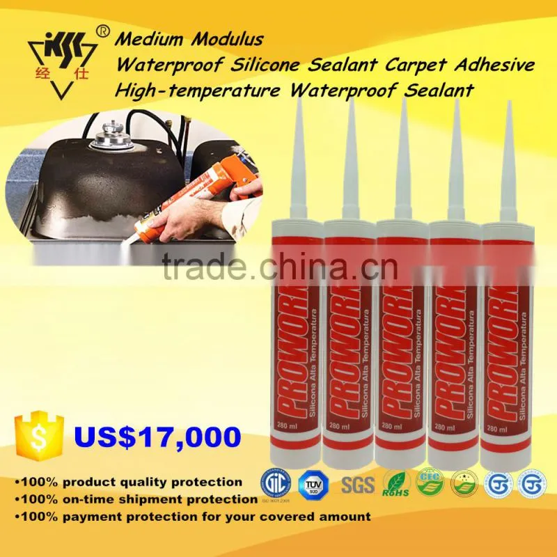Medium Modulus/Waterproof Silicone Sealant Carpet Adhesive/High-temperature Waterproof Sealant