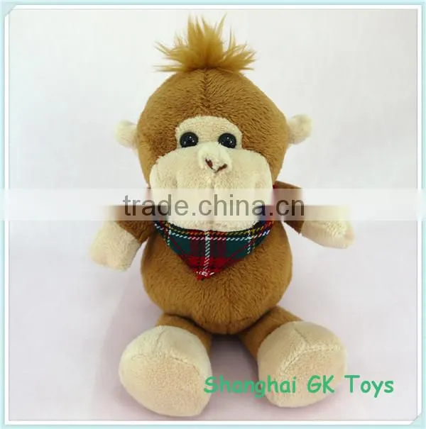 10cm Stuffed Monkey Keychain