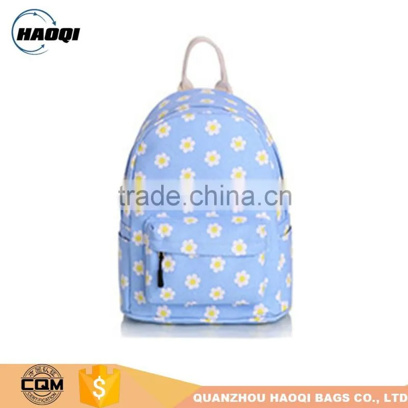 Daily backpack zipper waterproof backpack one compartment backpack