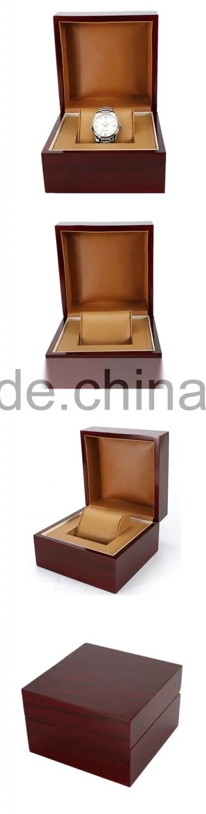Luxury Logo Custom Printed Engraved Wooden Watch Boxes