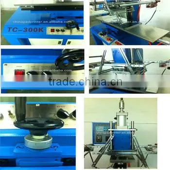 High quality large format heat press machine for plastic can TC-300K