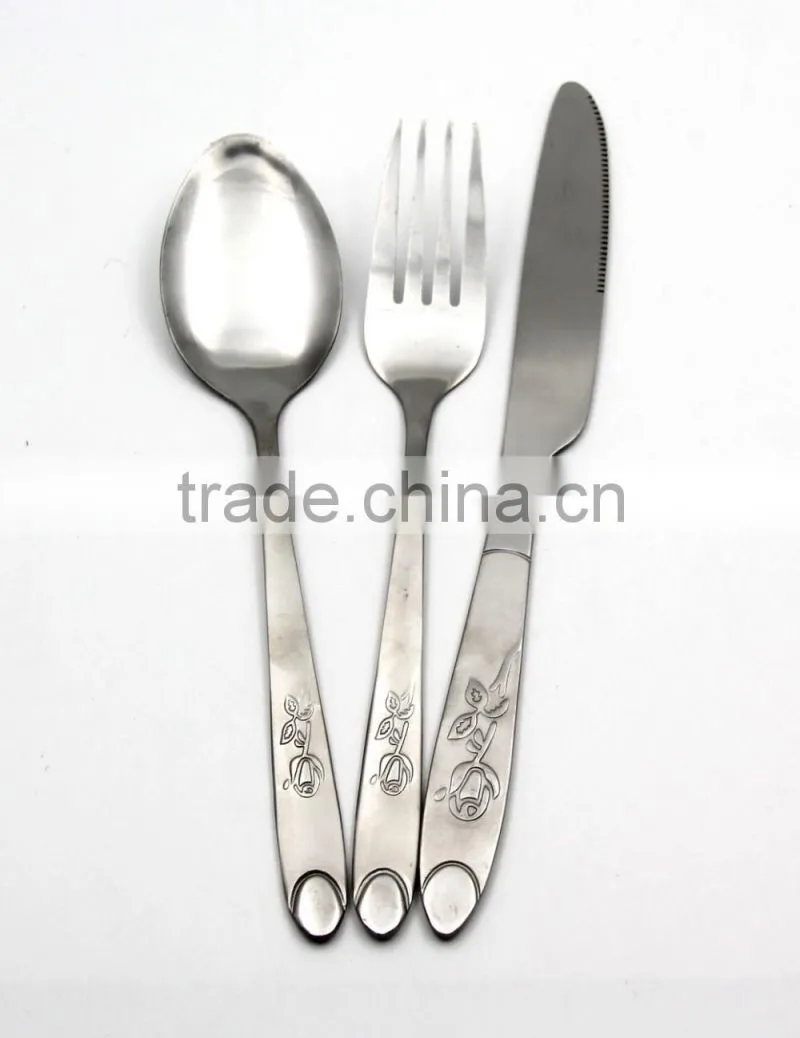 LBY hot-sale stainless steel cutlery & tableware & flatware for hotel
