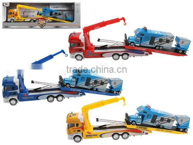 Alloy 1:50 scale model garbage truck toy for boys & girls