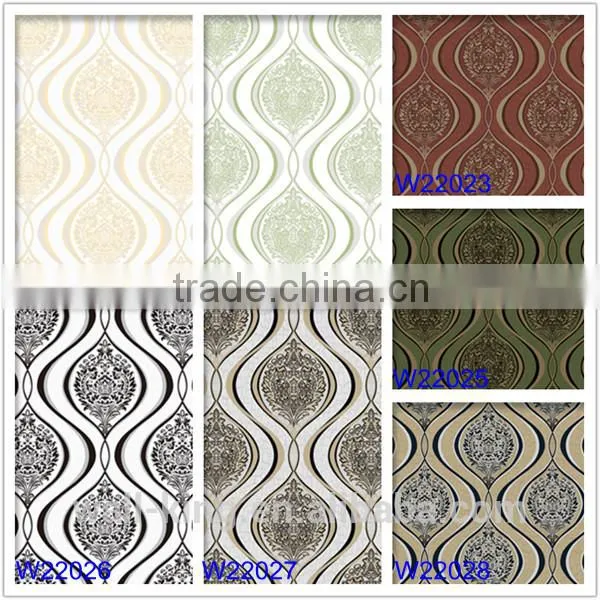 chinese royal style wall paper grey