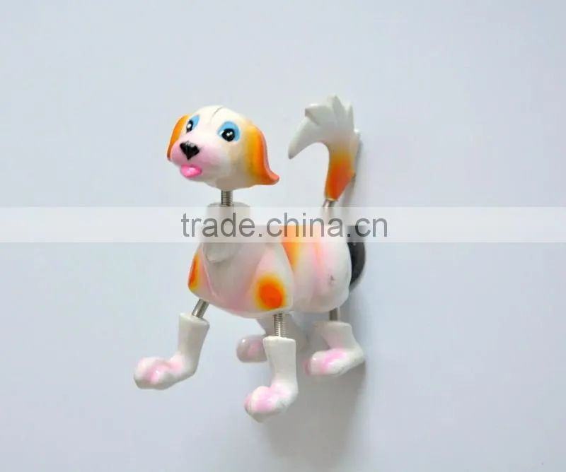 4 inch 3D Plastic Creative Dog Shape Fridge Magnet