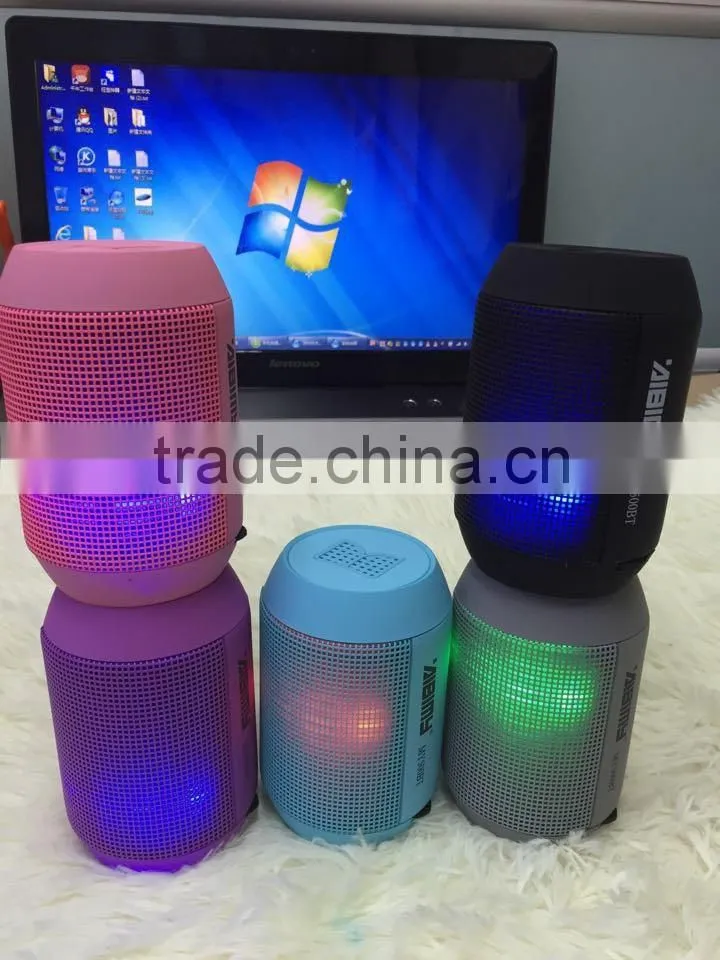 Professional design led light bluetooth speaker
