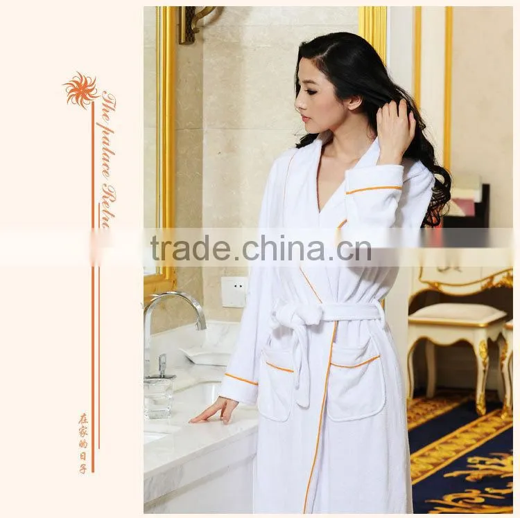 SOFT high quality Hotel terry cotton bathrobe