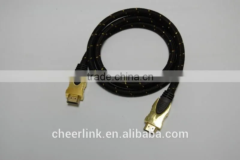 HDMI V1.4 / V2.0 cable with Nylon Sleeve for HDTV & PlayStation 3