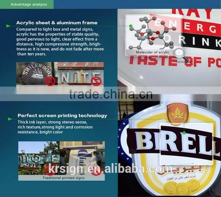 electronic led sign,illuminated letter sign