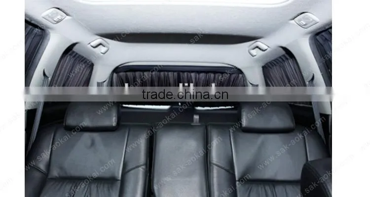 Racing car curtains mesh fabric car sunshade folding car sunshade