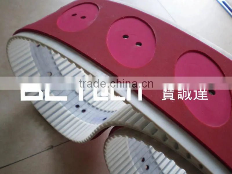 Special belt for Glass-Timing Belt with Rubber&Hole punch
