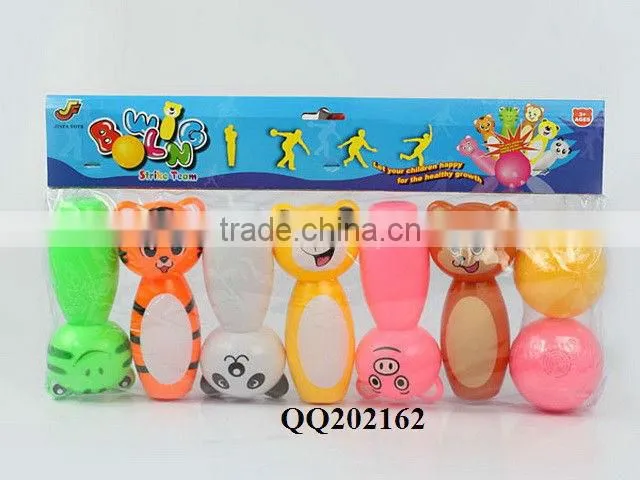 Lovely plastic bowling set toy