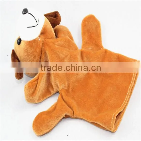Cute Animal Plush Hand Puppet Gloves Animal Head Hand Puppet