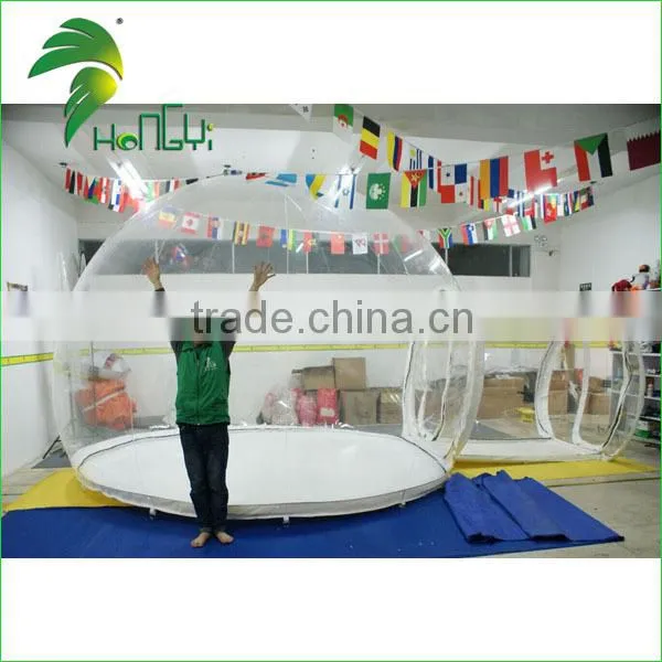 2015 High quality low price transparent inflatable tent