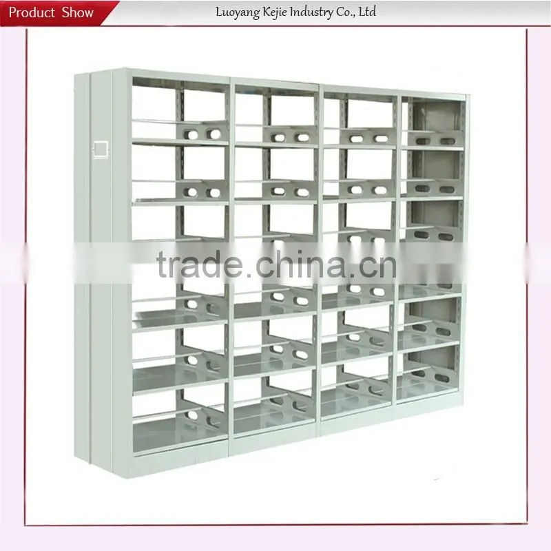 Double side school furniture book case library furniture steel book shelf / cheap book shelf