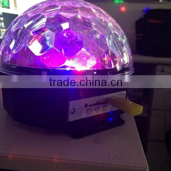 RGBWYP LED Magic Ball Light MP3 Led Crystal Magic Ball Light Led Stage Light
