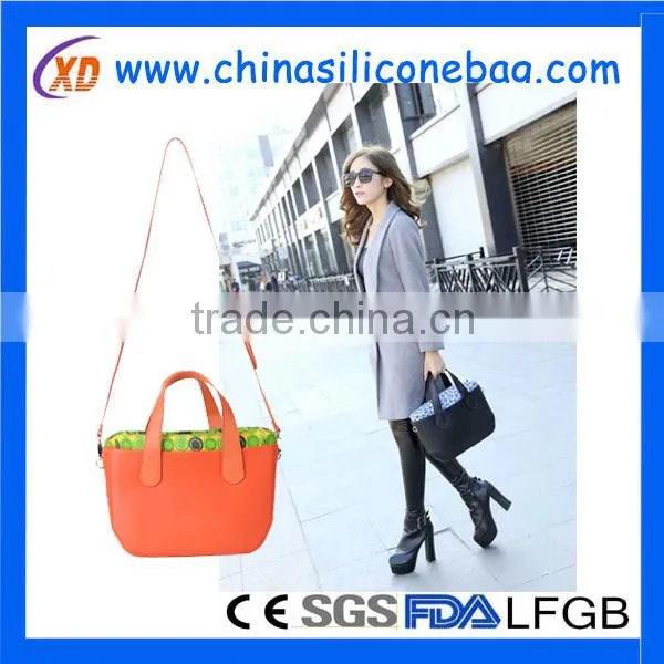 EVA bag with inner bag, EVA handbag with handle