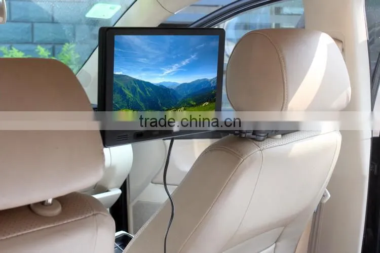 10 Inch Car Headrest LCD Advertising Tablet PC With Customized Software