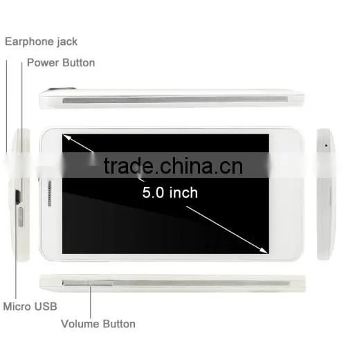Original UTime FX 4GB White, 5.0 inch 3G Android 4.2 Smart Phone