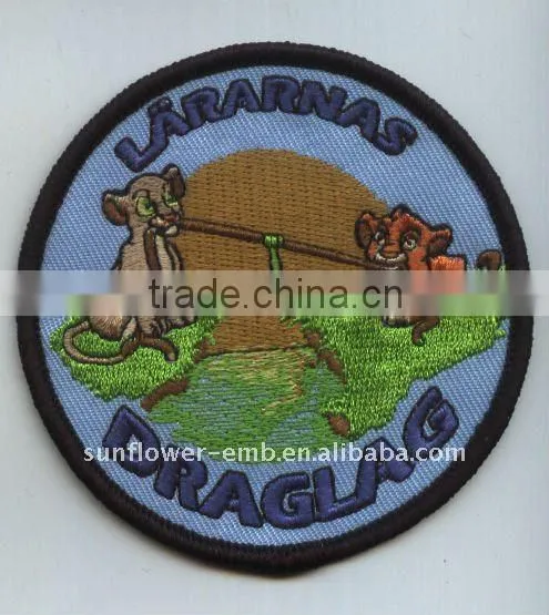 Embroidery sport patch