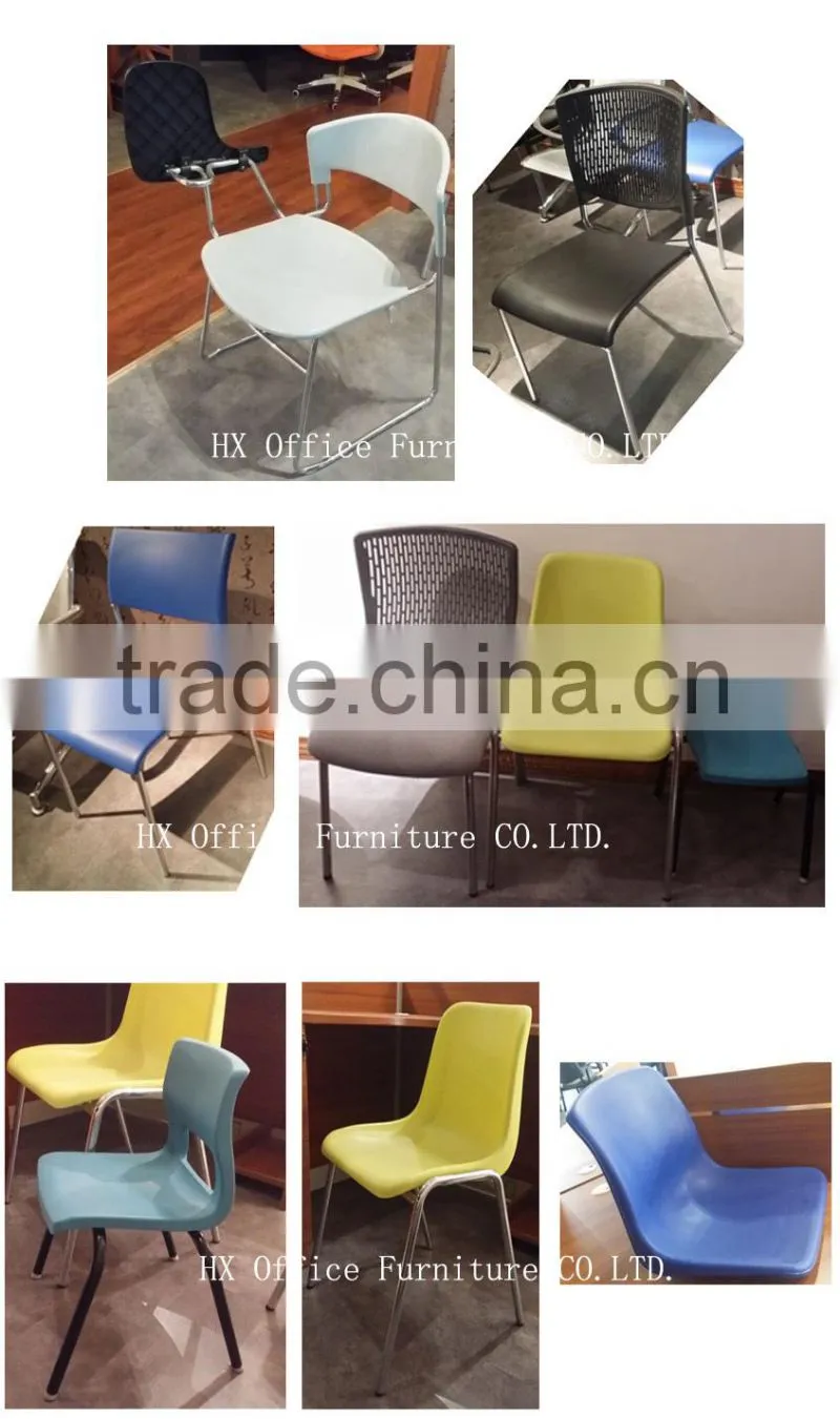 Cheap fashion metal legs plastic chair (HX-5CH084)