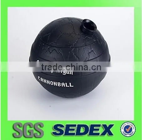 Eco-friendly plastic bomb shape container for beer or drink