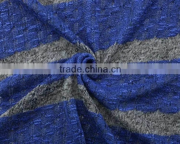 Jiufan Textile Competitive Price Fancy Fabric Knitted Polyester Rayon Fabric for Clothing