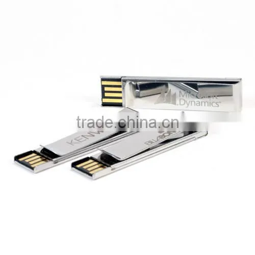Custom Gift Metal Clip USB Flash Drive