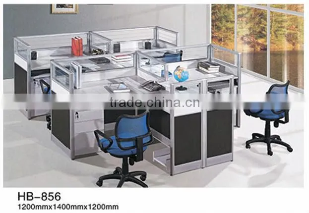 Fashion style design staff desk office workstation HB-824
