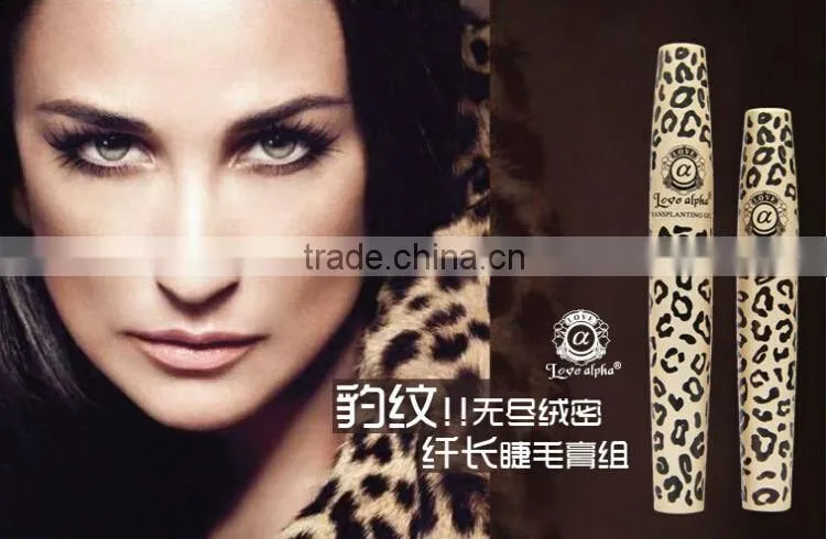 Fashion Love Alpha Double Mascara brand new Eyelash Extension Makeup 1 Set=2Pcs