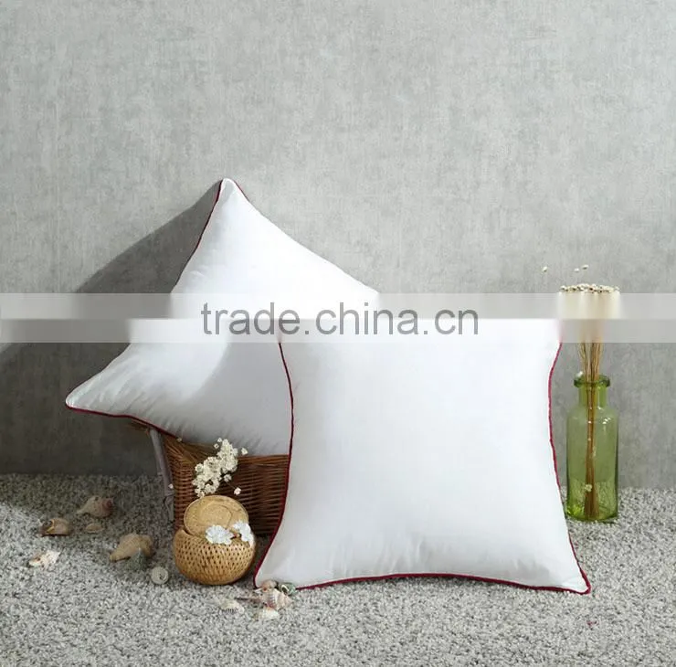 custom pure 100% cotton square pillow case