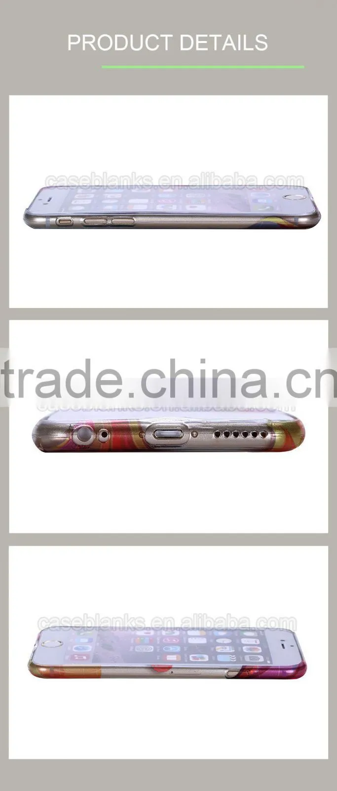 Custom 3D Full Color Printing logo Phone Case-TPU case