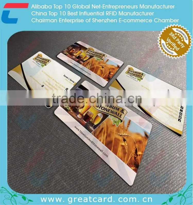 Glossy Business Cards Printing /printed promotion paper card