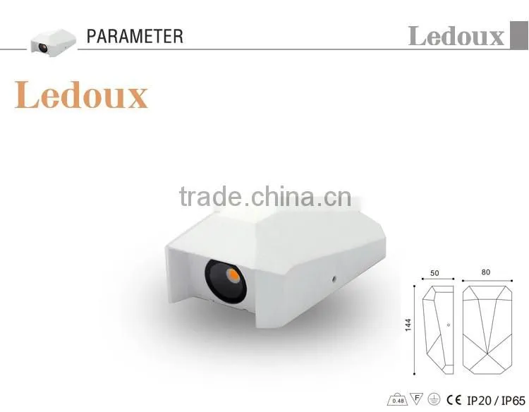 ip65 ip20 white black plaster wall sconce