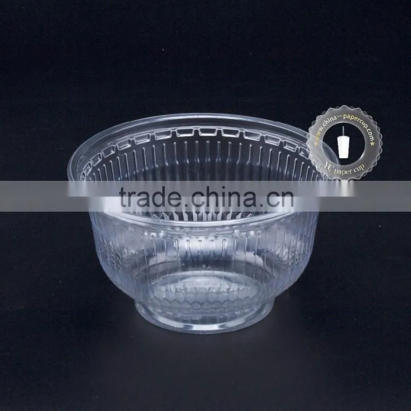 Wholesale plastic containers large transparent salad bowl plastic
