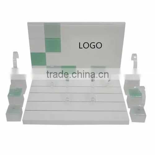 simple design acrylic watch display stand,watch display stand with C rings Shenzhen factory