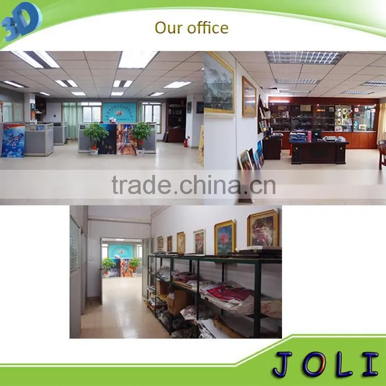 Custom lenticular plastic 3D placemats of animal