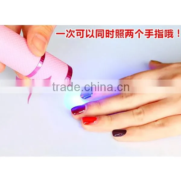 UV light nail dry flashlight torch, Nail Polish Nail Shellac UV Gel 9 LED UV Flashlight