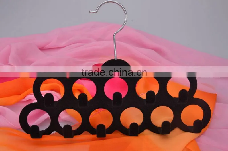 LEC-F5029 Plastic Tie Scarves Multi Hanger Holes Belt Ties Hangers