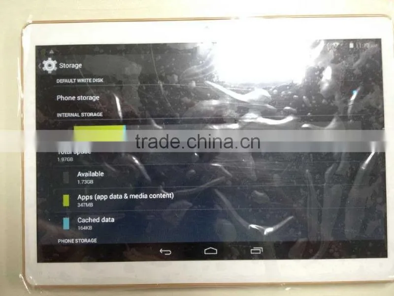 android4.4 quad core ips screen 3g wcdma tablet pc 9.6inch 1GB RAM 16GB FLASH